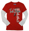 NBA Basketball Youth Girls Portland Trail Blazers Burn Out Shirt - Red