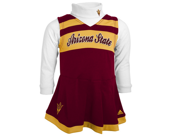 Outerstuff NCAA Toddler Girls Arizona State Sun Devils Cheer Jumper Dress