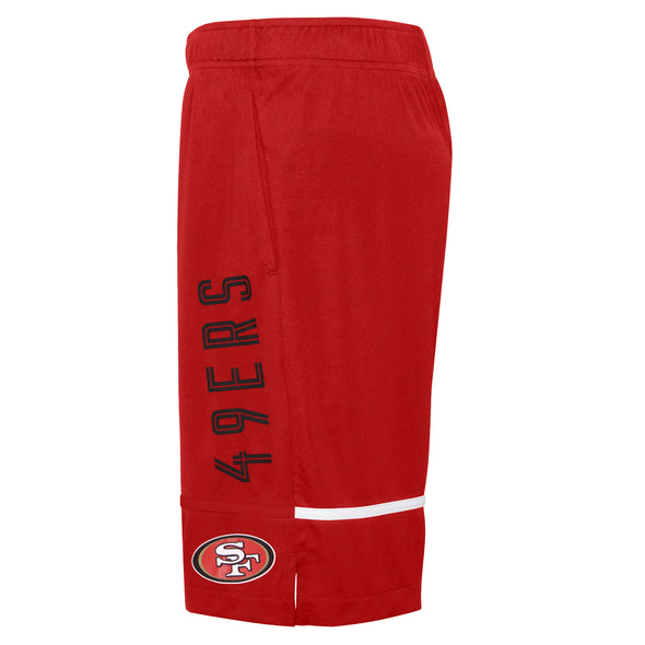 Outerstuff NFL Men's San Francisco 49ers Rusher Performance Shorts