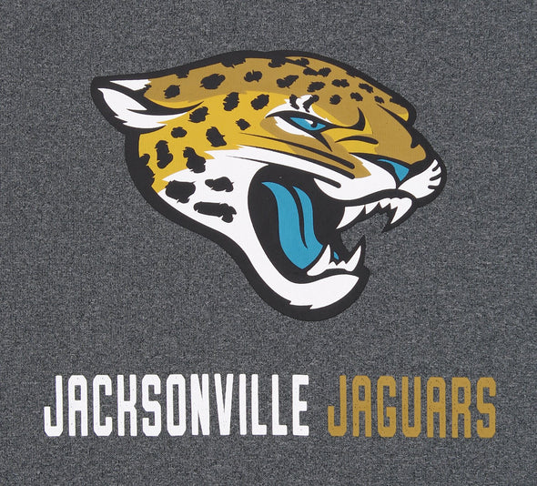 Zubaz NFL Men's Jacksonville Jaguars  Fleece Hoodie, Heather Grey