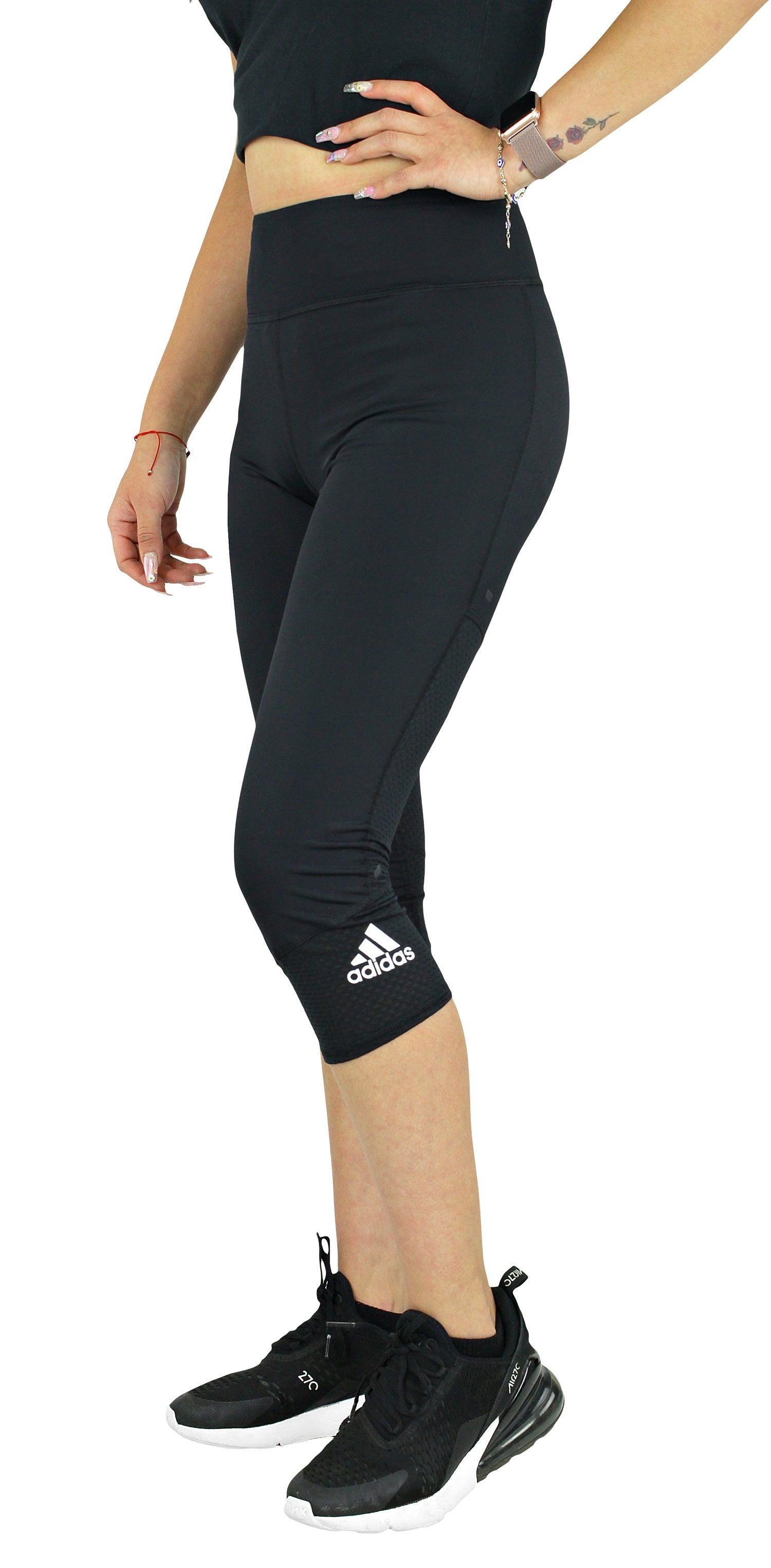adidas Women's Printed 3-Stripes High Waisted Tights