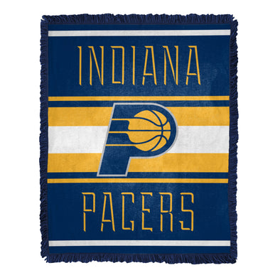 Northwest NBA Indiana Pacers Nose Tackle Woven Jacquard Throw Blanket