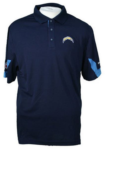 Reebok NFL Football Men's San Diego Chargers Performance Polo Shirt - Navy