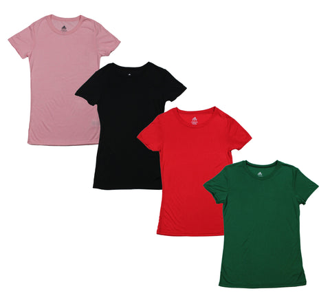 Adidas Women's Blank Short Sleeve Silky Smooth Tee T-Shirt, Color Options