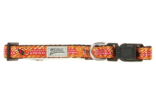 Zubaz X Pets First NFL Arizona Cardinals Team Adjustable Dog Collar