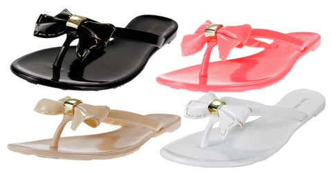 Enzo Angiolini PixieGirl Women's Sandals Bow Flip Flops - Color Options