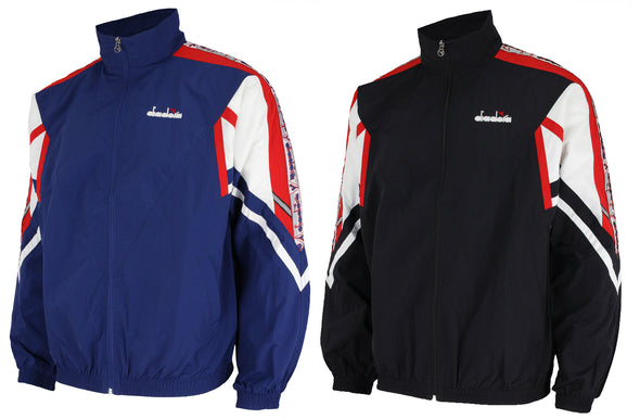 Diadora Men's Competitive 90S Italy Wind Full Zip Jacket, Color Options