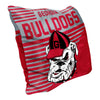 Northwest NCAA Georgia Bulldogs Stripes Throw Pillow,16"X16"