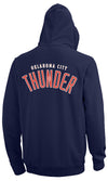 FISLL NBA Men's Oklahoma City Thunder Team Color Premium Fleece Hoodie