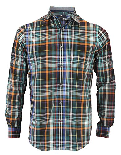 Argyle Culture Men's Button Up Plaid Shirt, Multi
