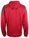 Zubaz Tampa Bay Buccaneers NFL Men's Full Zip Hoodie with Zebra Print Details