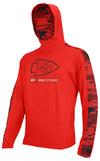 Zubaz NFL Men's Kansas City Chiefs Elevated Lightweight Hoodie W/ Camo Accents