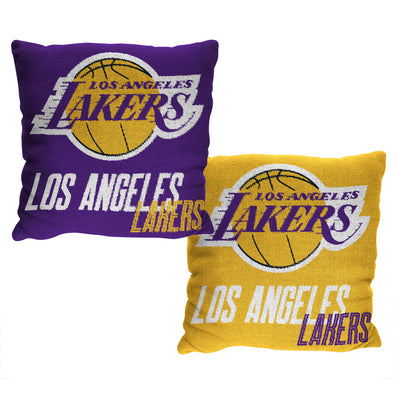 Northwest NBA Los Angeles Lakers Double Sided Jacquard Accent Throw Pillow