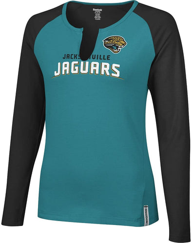 Reebok Jacksonville Jaguars NFL Women's High Pitch Long Sleeve Top, Teal