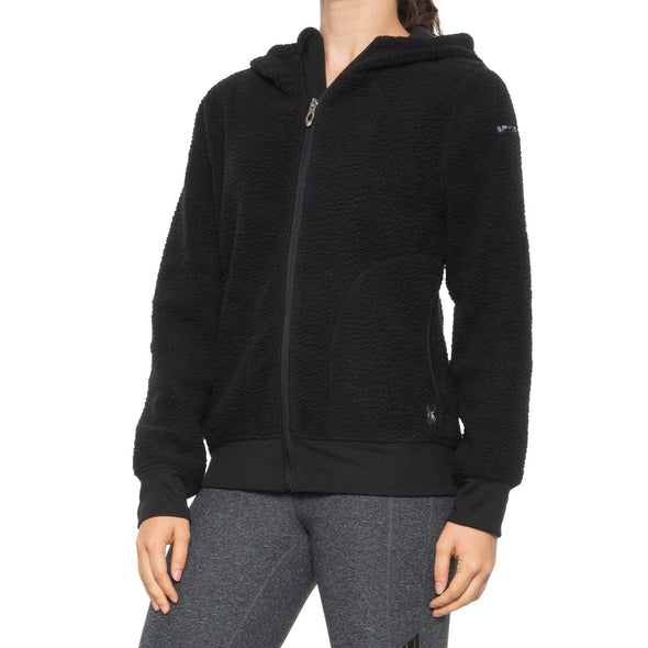 Spyder Women's Lydia Sherpa Fleece Full Zip Hooded Jacket, Color Options