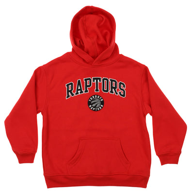 OuterStuff NBA Youth Toronto Raptors Fleece Pullover Hoodie, Red