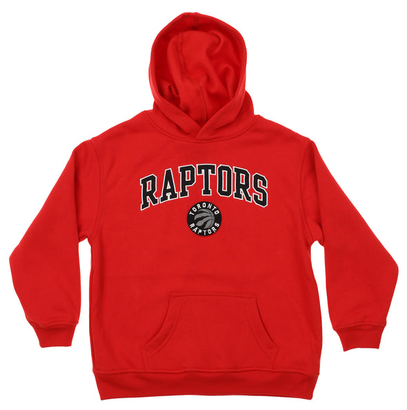 OuterStuff NBA Youth Toronto Raptors Fleece Pullover Hoodie, Red