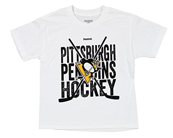 Reebok NHL Youth Pittsburgh Penguins "Cross Sticks" Short Sleeve Graphic Tee