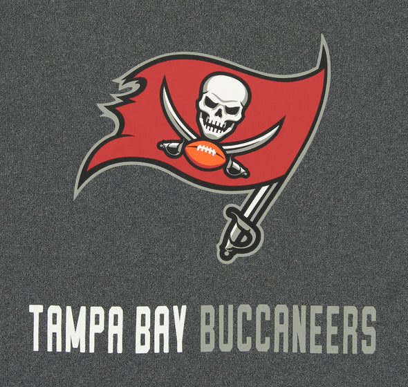 Zubaz NFL Tampa Bay Buccaneers 20 Men's Heather Grey Fleece Hoodie Size Small