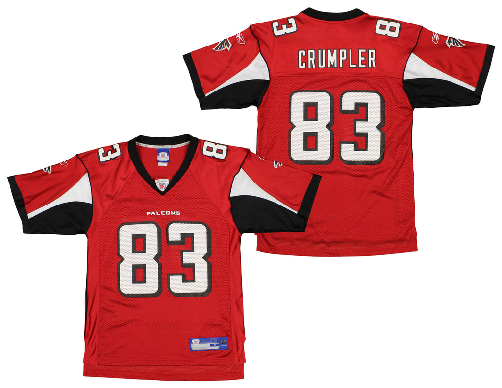 Reebok NFL Men's Atlanta Falcons Alge Crumpler #83 Replica Jersey, White