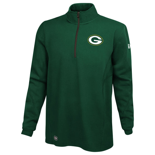 New Era NFL Men's Green Bay Packers Covercom Performance 1/4 Zip Pullover