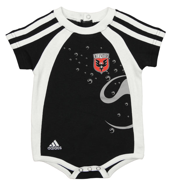 Adidas MLS Infant D.C. United Soccer Club Goalie Creeper with Bib & Booties Set