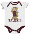 Outerstuff NCAA Infant Girls Southern Illinois Salukis Three Piece Creeper Set