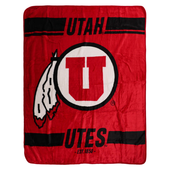 Northwest NCAA Utah Utes Legion Raschel Throw, 50" x 60"