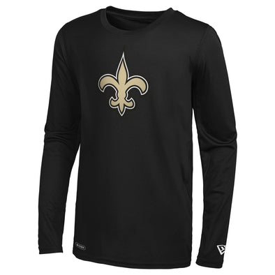 New Era NFL Men's New Orleans Saints Stadium Logo Long Sleeve Performance Shirt