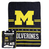 Northwest NCAA Michigan Wolverines Silk Touch Throw Blanket, 45"x60"