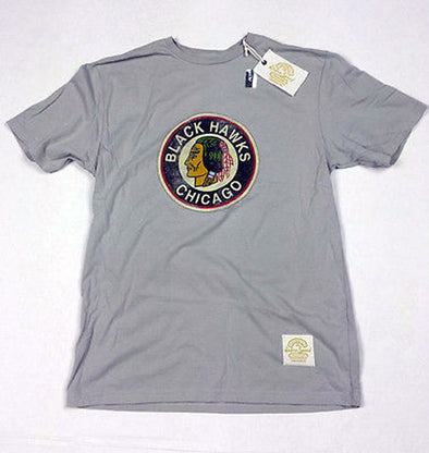Reebok NHL Hockey Men's Chicago Blackhawks Shirt, Gray