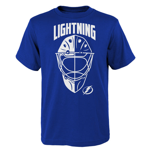 Outerstuff NHL Youth Boys (4-20) Tampa Bay Lightning Mask Made Tee Shirt