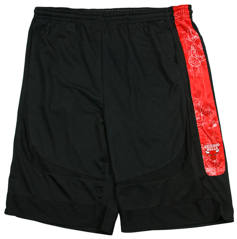 Zipway NBA Basketball Men's Chicago Bulls Blueprint Shorts - Black