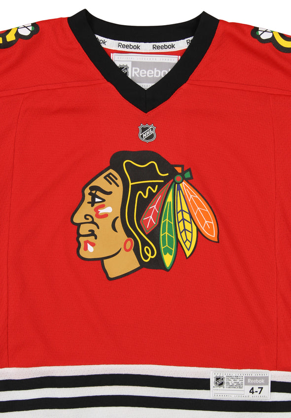 Reebok NHL Hockey Boys Kids Chicago Blackhawks Patrick Sharp #10 Replica Jersey, Red