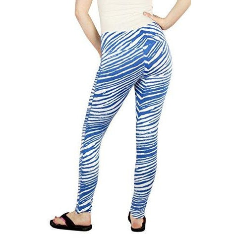 Zubaz MLB Kansas City Royals Team Color Tiger Print Leggings Pants