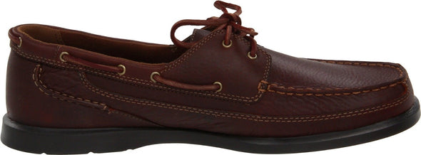 Dunham by New Balance Men's AFT 2-Eye Slip On Boat Leather Shoes