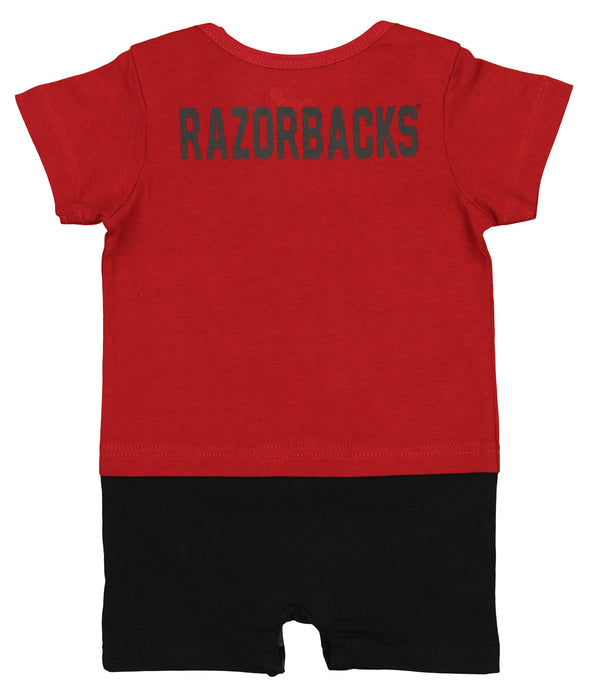 Outerstuff NCAA Infant Arkansas Razorbacks Fan Jersey Romper, Red