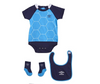 Umbro Infant Ball Baby Creeper, Bib & Sock Set, Color Options