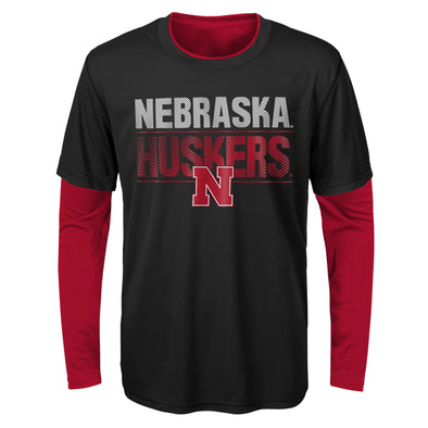 Outerstuff Youth NCAA Nebraska Cornhuskers Performance T-Shirt Combo