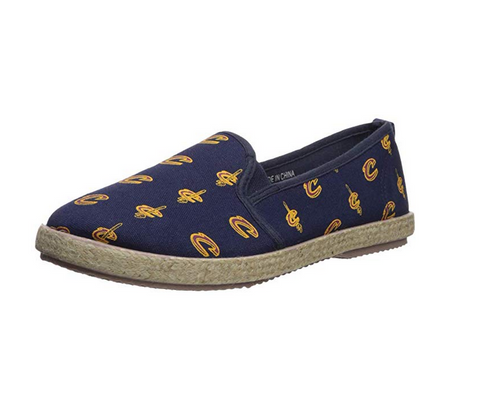 FOCO Women's NBA Cleveland Cavaliers Espadrille Canvas Shoe