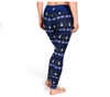 KLEW NHL Women's Tampa Bay Lightning Aztec Print Leggings