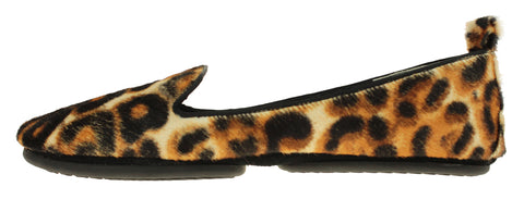 Yosi Samra Women's Silva Natural Leopard Print Flat