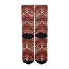 Zubaz By For Bare Feet NFL Adults Unisex Cleveland Browns Zubified Dress Socks, Large