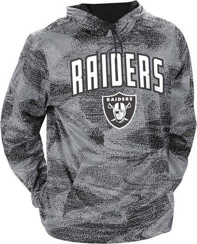 Zubaz Las Vegas Raiders NFL Men's Static Hoodie