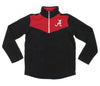 NCAA Youth Alabama Crimson Tide Break Point 1/4 Zip Pullover Sweater, Black