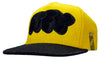 Flat Fitty Pop Type Snapback Cap Hat - Yellow Or Red