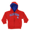 Adidas NBA Toddlers Los Angeles Clippers Full Zip Hoodie Sweater, Red