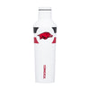 Corkcicle NCAA 16oz Arkansas Razorbacks Triple Insulated Stainless Steel Tumbler