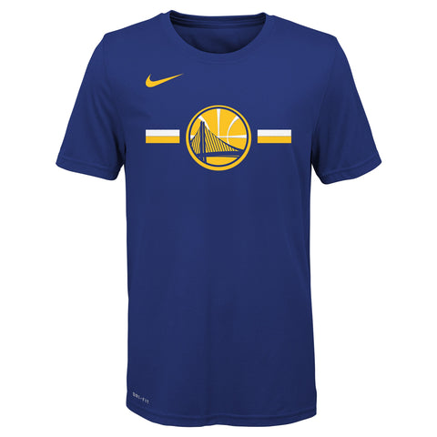 Nike NBA Youth Golden State Warriors Dry Fit Essential Logo Tee Shirt