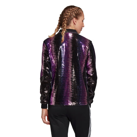 Adidas Women's Sequin Football Jersey, Multicolor / Clear Lilac